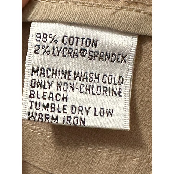 Talbots beige buttoned 3/4 sleeves lightweight jacket size Large - Picture 5 of 11